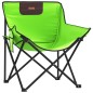 vidaXL Campingstühle 2 Stk. mit Tasche Klappbar Grün vidaXL Campingstühle 2 Stk. mit Tasche Klappbar Grün