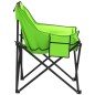 vidaXL Campingstühle 2 Stk. mit Tasche Klappbar Grün vidaXL Campingstühle 2 Stk. mit Tasche Klappbar Grün