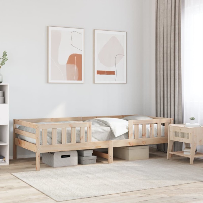 vidaXL Massivholzbett ohne Matratze 80x200 cm Kiefernholz vidaXL Massivholzbett ohne Matratze 80x200 cm Kiefernholz