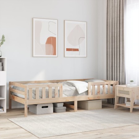 vidaXL Massivholzbett ohne Matratze 80x200 cm Kiefernholz
