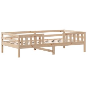 vidaXL Massivholzbett ohne Matratze 80x200 cm Kiefernholz