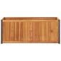 vidaXL Pflanzkübel 110x45x44 cm Massivholz Akazie und Stahl vidaXL Pflanzkübel 110x45x44 cm Massivholz Akazie und Stahl