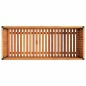 vidaXL Pflanzkübel 110x45x44 cm Massivholz Akazie und Stahl vidaXL Pflanzkübel 110x45x44 cm Massivholz Akazie und Stahl