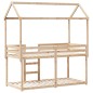 vidaXL Etagenbett mit Dach 80x200 cm Massivholz Kiefer vidaXL Etagenbett mit Dach 80x200 cm Massivholz Kiefer