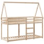 vidaXL Etagenbett ohne Matratze 90x200 cm Massivholz Kiefer vidaXL Etagenbett ohne Matratze 90x200 cm Massivholz Kiefer