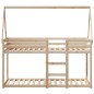 vidaXL Etagenbett ohne Matratze 90x200 cm Massivholz Kiefer vidaXL Etagenbett ohne Matratze 90x200 cm Massivholz Kiefer