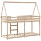 vidaXL Etagenbett ohne Matratze 90x200 cm Massivholz Kiefer vidaXL Etagenbett ohne Matratze 90x200 cm Massivholz Kiefer