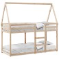 vidaXL Etagenbett ohne Matratze 90x190 cm Massivholz Kiefer vidaXL Etagenbett ohne Matratze 90x190 cm Massivholz Kiefer