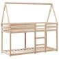vidaXL Etagenbett ohne Matratze 90x190 cm Massivholz Kiefer vidaXL Etagenbett ohne Matratze 90x190 cm Massivholz Kiefer