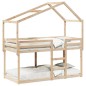 vidaXL Etagenbett ohne Matratze 90x190 cm Massivholz Kiefer vidaXL Etagenbett ohne Matratze 90x190 cm Massivholz Kiefer