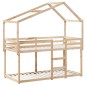vidaXL Etagenbett ohne Matratze 90x190 cm Massivholz Kiefer vidaXL Etagenbett ohne Matratze 90x190 cm Massivholz Kiefer