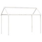 vidaXL Hochbett mit Leiter und Dach Weiß 90x190 cm Massivholz Kiefer vidaXL Hochbett mit Leiter und Dach Weiß 90x190 cm Massivholz Kiefer