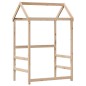 vidaXL Massivholzbett mit Dach 75x190 cm Kiefer vidaXL Massivholzbett mit Dach 75x190 cm Kiefer