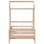 vidaXL Massivholzbett mit Dach 75x190 cm Kiefer vidaXL Massivholzbett mit Dach 75x190 cm Kiefer