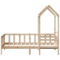 vidaXL Tagesbett mit Dach 90x200 cm Massivholz Kiefer vidaXL Tagesbett mit Dach 90x200 cm Massivholz Kiefer