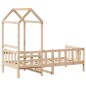 vidaXL Tagesbett mit Dach 90x200 cm Massivholz Kiefer vidaXL Tagesbett mit Dach 90x200 cm Massivholz Kiefer