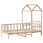 vidaXL Tagesbett mit Dach 80x200 cm Massivholz Kiefer vidaXL Tagesbett mit Dach 80x200 cm Massivholz Kiefer