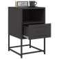 vidaXL Nachttische 2 Stk. Schwarz 36x39x60,5 cm Stahl vidaXL Nachttische 2 Stk. Schwarz 36x39x60,5 cm Stahl