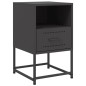 vidaXL Nachttische 2 Stk. Schwarz 36x39x60,5 cm Stahl vidaXL Nachttische 2 Stk. Schwarz 36x39x60,5 cm Stahl