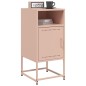 vidaXL Nachttische 2 Stk. Rosa 36x39x78 cm Stahl vidaXL Nachttische 2 Stk. Rosa 36x39x78 cm Stahl