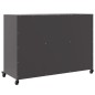 vidaXL Sideboard Schwarz 100,5x39x72 cm Kaltgewalzter Stahl vidaXL Sideboard Schwarz 100,5x39x72 cm Kaltgewalzter Stahl