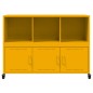 vidaXL Sideboard Senfgelb 100,5x39x72 cm Kaltgewalzter Stahl vidaXL Sideboard Senfgelb 100,5x39x72 cm Kaltgewalzter Stahl