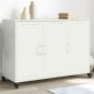 vidaXL Sideboard Weiß 100,5x39x72 cm Kaltgewalzter Stahl vidaXL Sideboard Weiß 100,5x39x72 cm Kaltgewalzter Stahl