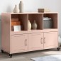vidaXL Sideboard Rosa 100,5x39x72 cm Kaltgewalzter Stahl vidaXL Sideboard Rosa 100,5x39x72 cm Kaltgewalzter Stahl