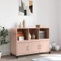 vidaXL Sideboard Rosa 100,5x39x72 cm Kaltgewalzter Stahl vidaXL Sideboard Rosa 100,5x39x72 cm Kaltgewalzter Stahl