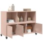 vidaXL Sideboard Rosa 100,5x39x72 cm Kaltgewalzter Stahl vidaXL Sideboard Rosa 100,5x39x72 cm Kaltgewalzter Stahl
