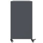 vidaXL Sideboard Anthrazit 100,5x39x72 cm Kaltgewalzter Stahl vidaXL Sideboard Anthrazit 100,5x39x72 cm Kaltgewalzter Stahl