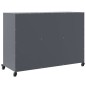 vidaXL Sideboard Anthrazit 100,5x39x72 cm Kaltgewalzter Stahl vidaXL Sideboard Anthrazit 100,5x39x72 cm Kaltgewalzter Stahl