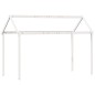 vidaXL Hochbett mit Dach Weiß 75x190 cm Massivholz Kiefer vidaXL Hochbett mit Dach Weiß 75x190 cm Massivholz Kiefer