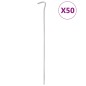 vidaXL Zeltheringe 50 Stk. 30 cm Ø7 mm Verzinkter Stahl vidaXL Zeltheringe 50 Stk. 30 cm Ø7 mm Verzinkter Stahl