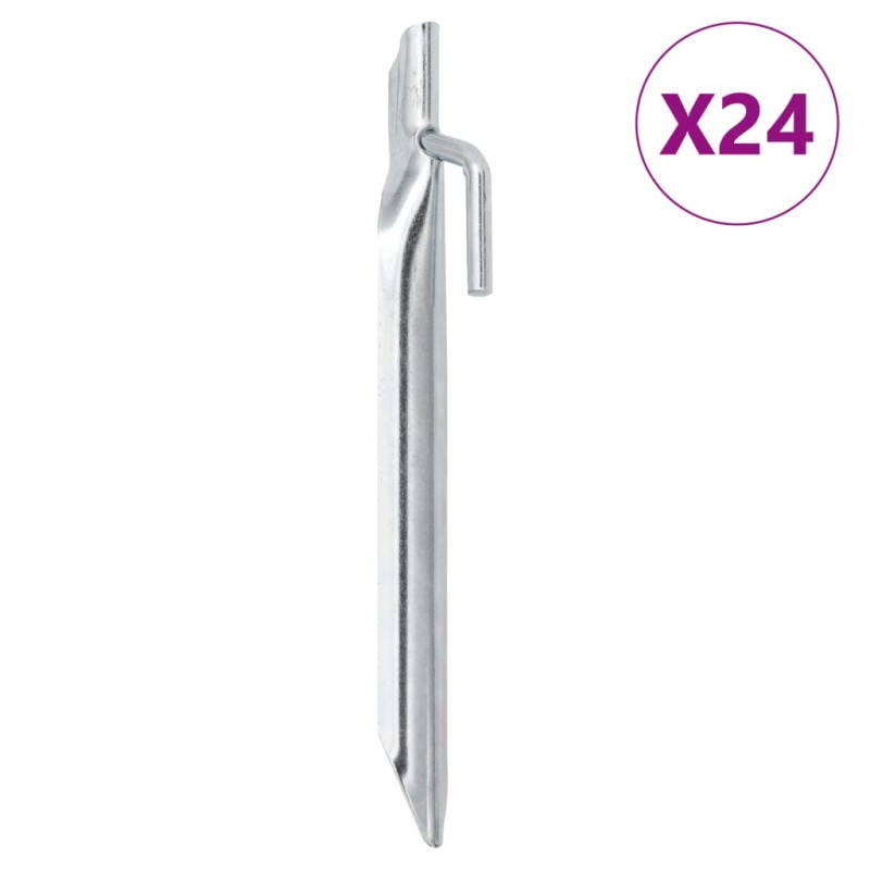 vidaXL Zeltheringe 24 Stk. V-Form 17 cm Ø20 mm Verzinkter Stahl vidaXL Zeltheringe 24 Stk. V-Form 17 cm Ø20 mm Verzinkter Stahl