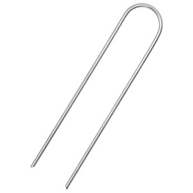 vidaXL Bodenanker 50 Stk. U-Form 15x3,5 cm Verzinkter Stahl