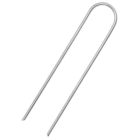 vidaXL Bodenanker 50 Stk. U-Form 15x3,5 cm Verzinkter Stahl