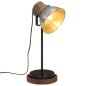 vidaXL Schreibtischlampe 25 W Vintage-Silber 17x17x50 cm E27 vidaXL Schreibtischlampe 25 W Vintage-Silber 17x17x50 cm E27