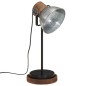 vidaXL Schreibtischlampe 25 W Vintage-Silber 17x17x50 cm E27 vidaXL Schreibtischlampe 25 W Vintage-Silber 17x17x50 cm E27