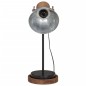 vidaXL Schreibtischlampe 25 W Vintage-Silber 17x17x50 cm E27 vidaXL Schreibtischlampe 25 W Vintage-Silber 17x17x50 cm E27