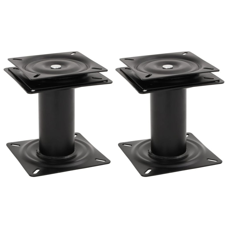 vidaXL Bootssitz-Podeste 2 Stk. 360° Drehbar Stahl vidaXL Bootssitz-Podeste 2 Stk. 360° Drehbar Stahl
