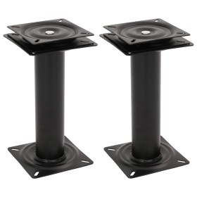 vidaXL Bootssitz-Podeste 2 Stk. 360° Drehbar Stahl