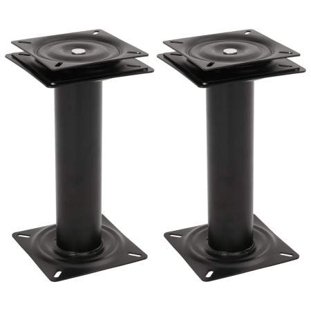 vidaXL Bootssitz-Podeste 2 Stk. 360° Drehbar Stahl