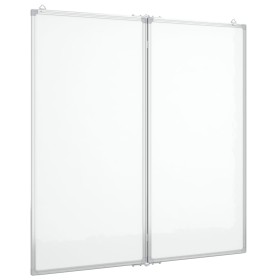 vidaXL Magnetisches Whiteboard Klappbar 80x80x1,7 cm Aluminium