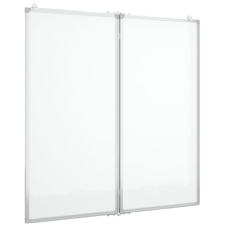 vidaXL Magnetisches Whiteboard Klappbar 80x80x1,7 cm Aluminium