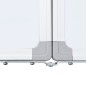 vidaXL Magnetisches Whiteboard Klappbar 80x80x1,7 cm Aluminium vidaXL Magnetisches Whiteboard Klappbar 80x80x1,7 cm Aluminium