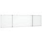 vidaXL Magnetisches Whiteboard Klappbar 160x40x1,7 cm Aluminium vidaXL Magnetisches Whiteboard Klappbar 160x40x1,7 cm Aluminium