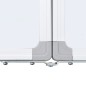 vidaXL Magnetisches Whiteboard Klappbar 160x40x1,7 cm Aluminium vidaXL Magnetisches Whiteboard Klappbar 160x40x1,7 cm Aluminium