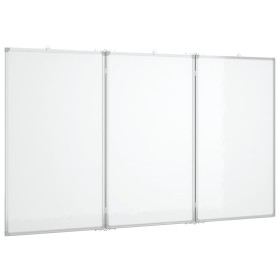 vidaXL Magnetisches Whiteboard Klappbar 120x80x1,7 cm Aluminium