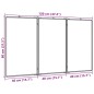 vidaXL Magnetisches Whiteboard Klappbar 120x80x1,7 cm Aluminium vidaXL Magnetisches Whiteboard Klappbar 120x80x1,7 cm Aluminium